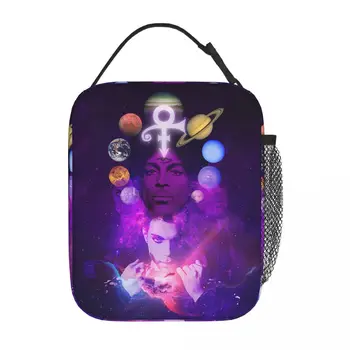 The Artist Prince Изолированная сумка для ланча Purple Rain Tafkap Paisley Park Food Box Портативный термоохладитель Bento Box School