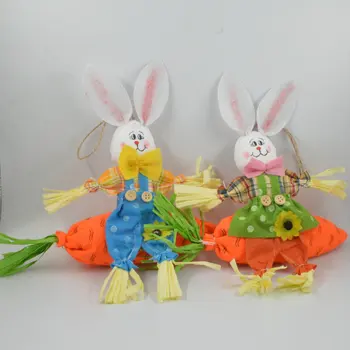 30 см Новый креативный Пасхальный Морковный Кролик, Подвесное украшение для домашнего магазина, Подвесная Подарочная кукла, Детские Пасхальные подарки